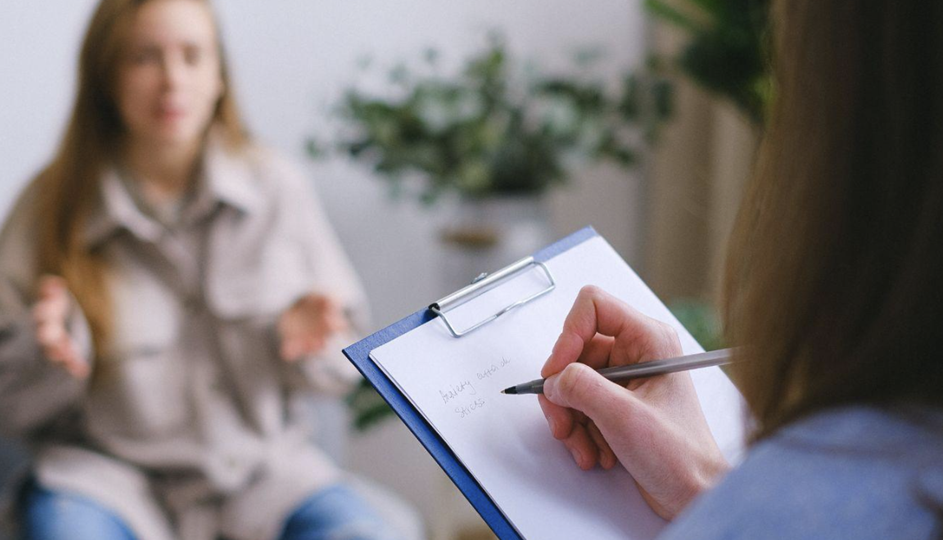 Manager using a Mental Health Toolkit during an appraisal with a staff member